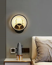 Deer Head LED Wall Light