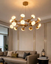 Astrielle Orbit Globe Chandelier - 18 Light