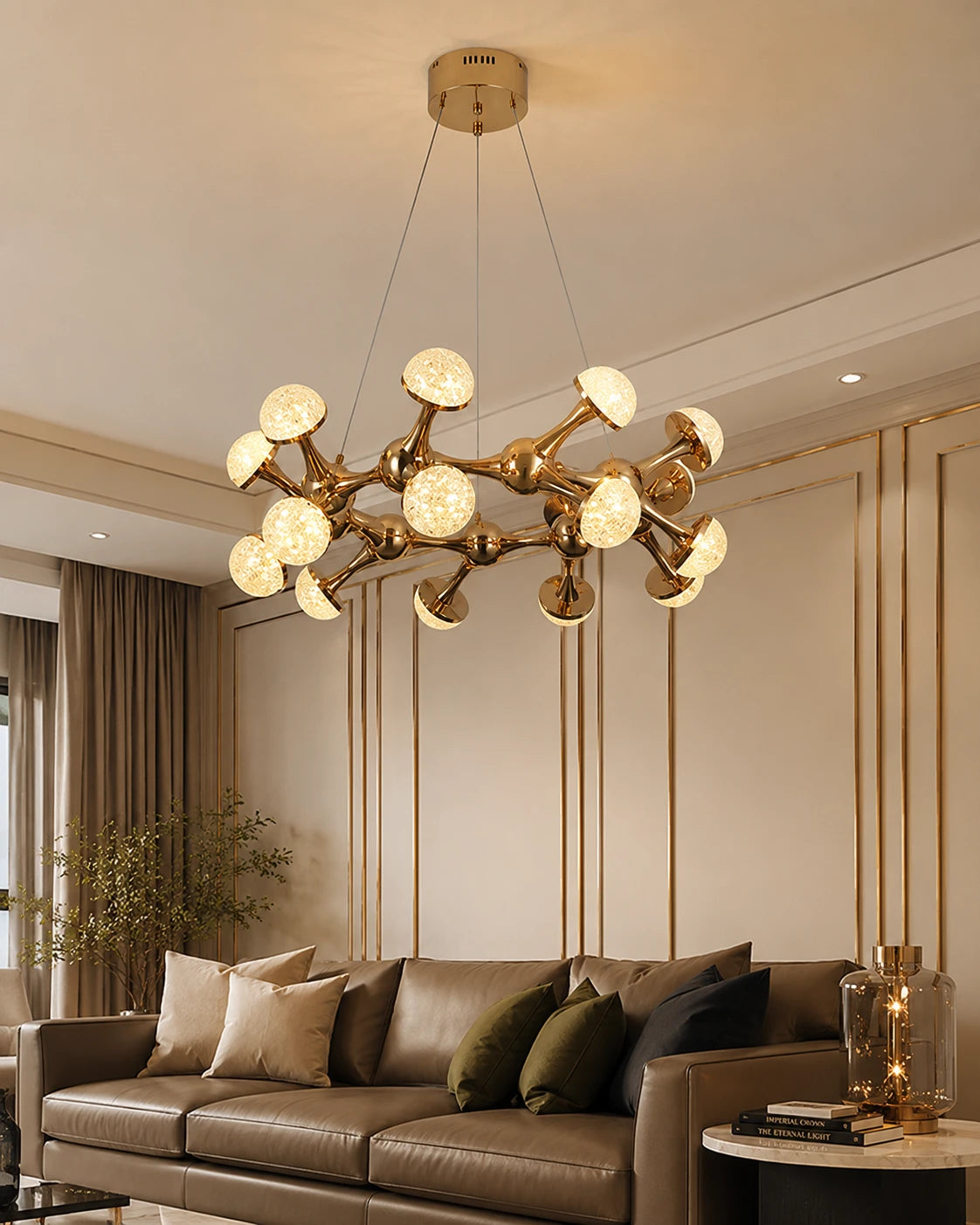 Astrielle Orbit Globe Chandelier - 18 Light