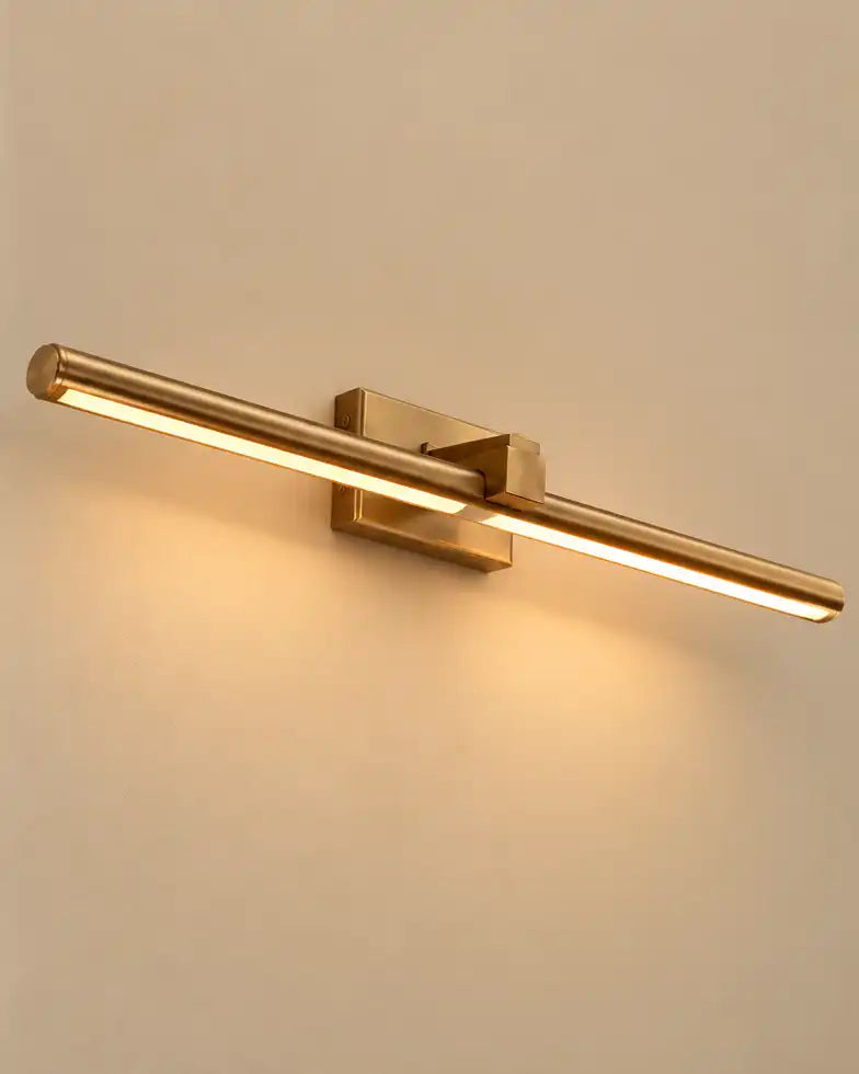 Axis Slimline Mirror Light - Gold