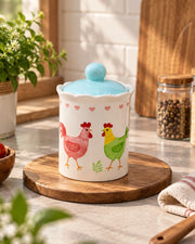 Cottage Coop Scalloped Storage Jar