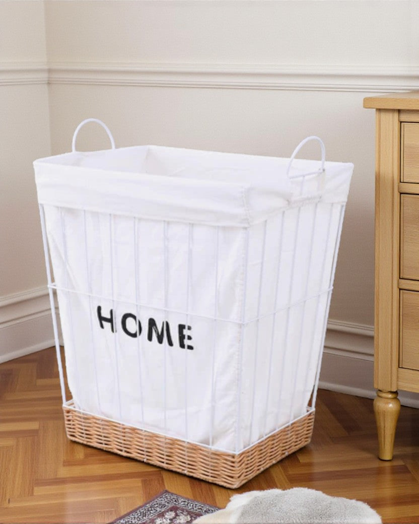 Modern Home Rattan Laundry Basket 