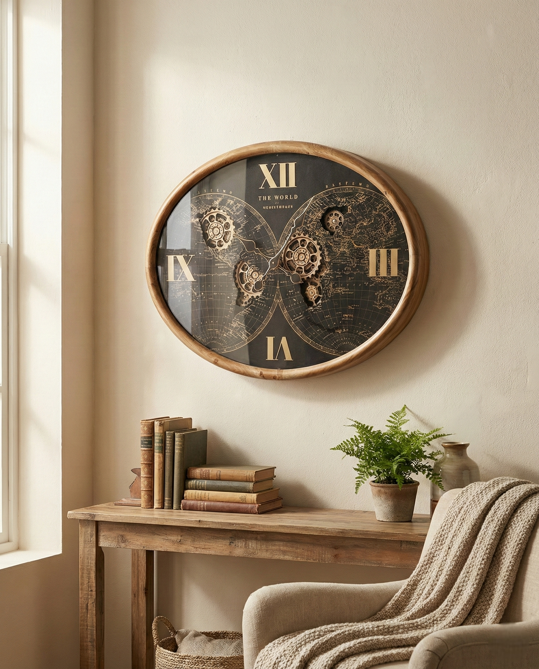 Atlas Gear Wall Clock 