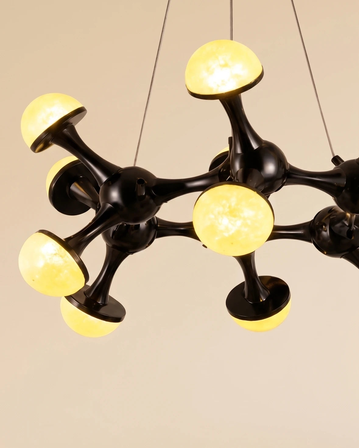 Noctavia Orb Branch Chandelier - 12 Lights 