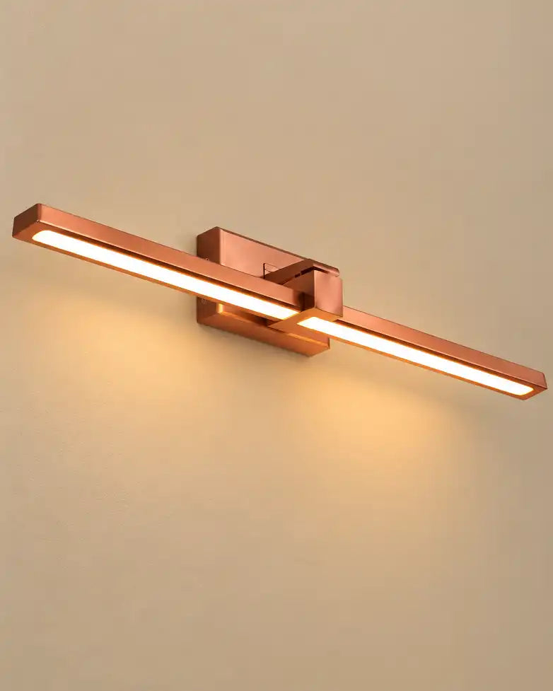 Axis Slimline Mirror Light - Rose Gold