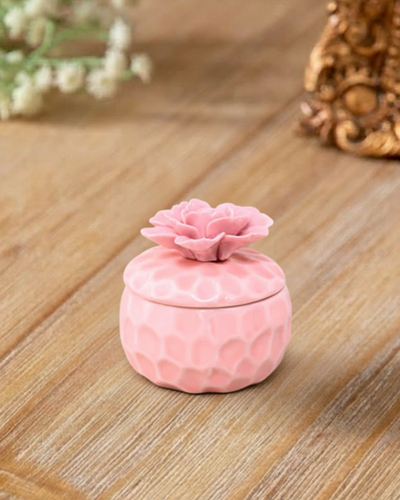 Pink Peony Trinket Keeper