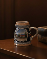 Alpine Mountain Vintage Stein Beer Mug 