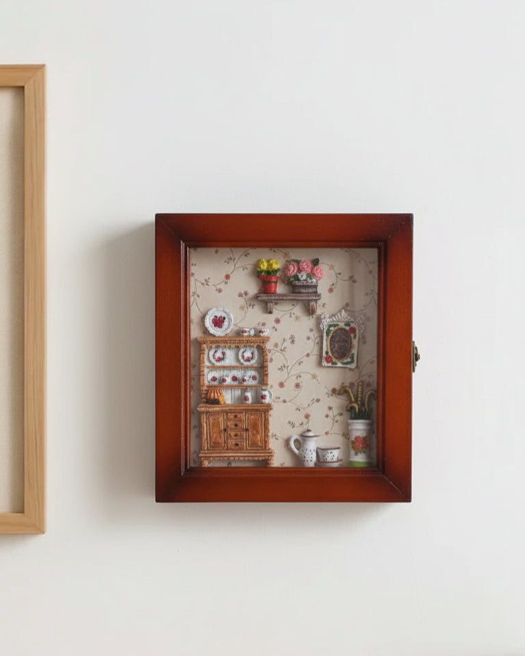 Vintage Kitchen Wall Key Box 