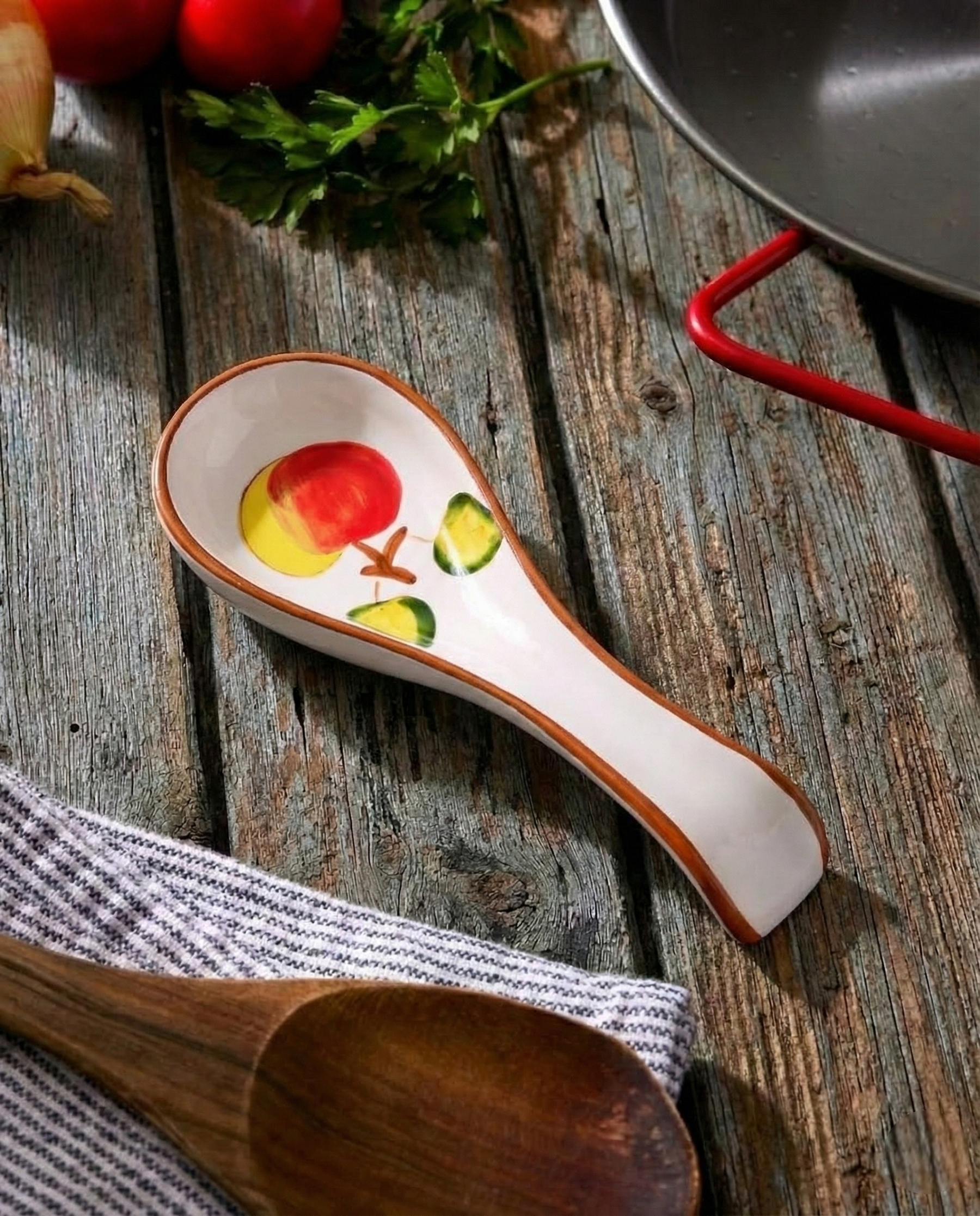 Countertop Apple Spoon Rest 