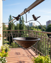 Heart Frame Cast Iron Bird Feeder 