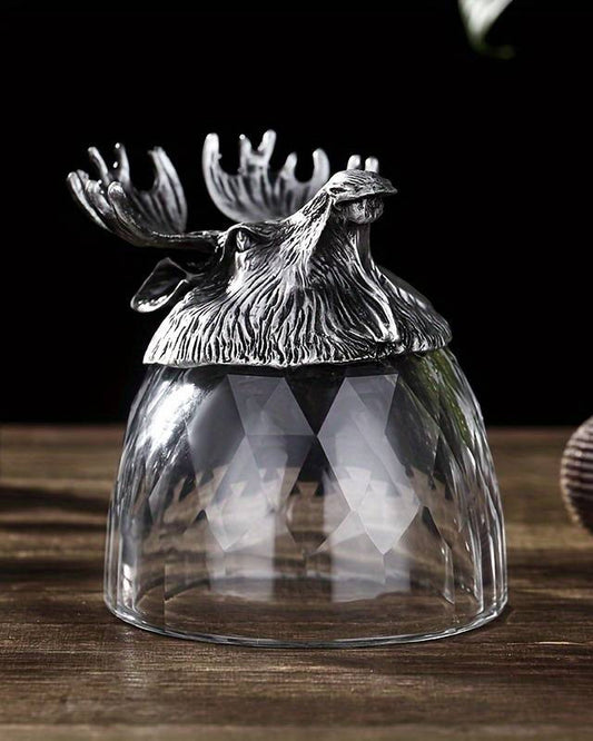 Elk Animal Head Shot Glass - The Decor Kart