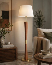 Kona Wood Grain Floor Lamp