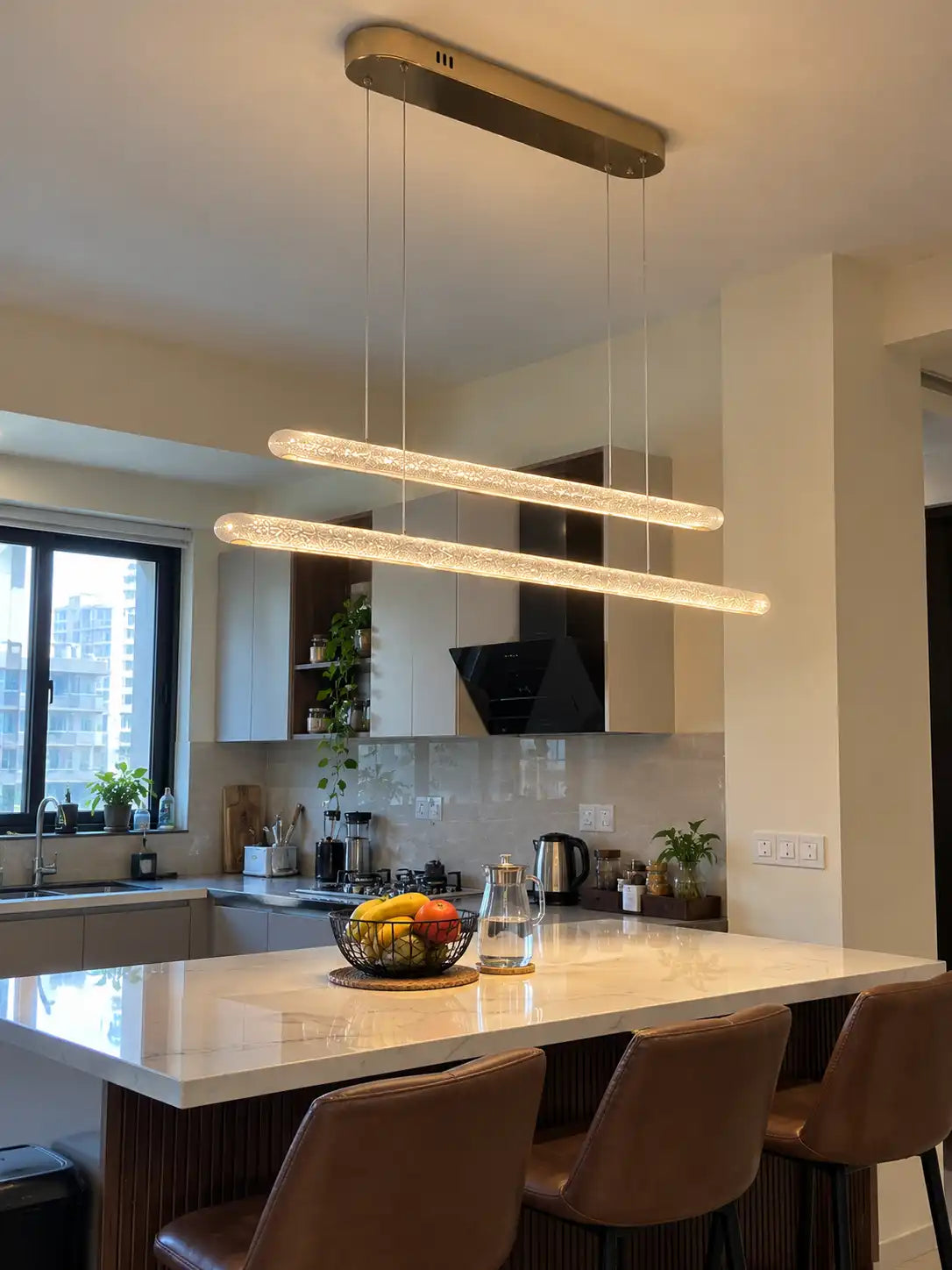 Luminelle Dual-Bar Pendant Light