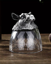 Boar Animal Head Shot Glass - The Decor Kart 
