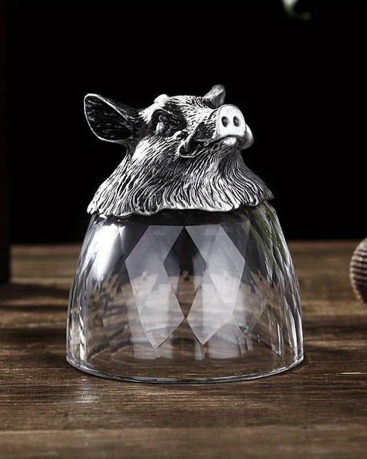 Boar Animal Head Shot Glass - The Decor Kart