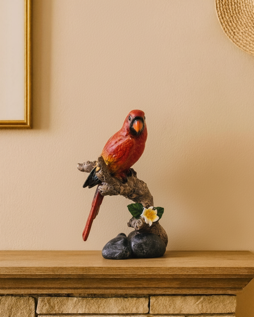 'Jungle Majesty' Decorative Parrot Figurine 