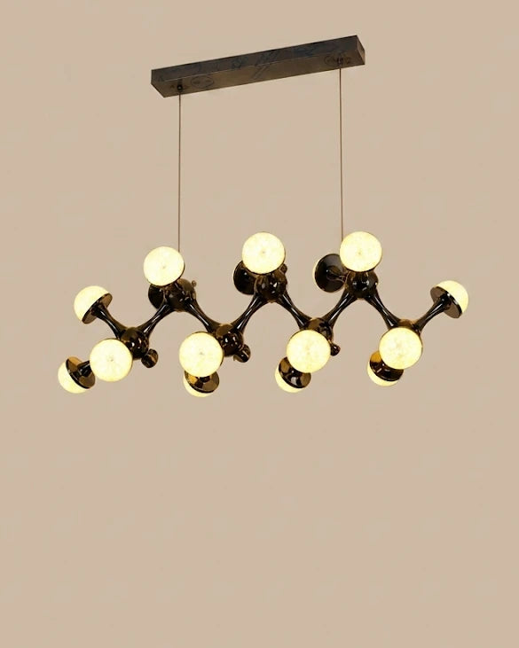 Noctavia Orb Branch Chandelier - 16 Lights 