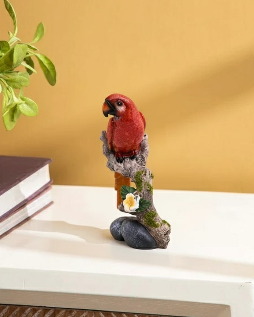 'Jungle Majesty' Decorative Parrot Figurine 