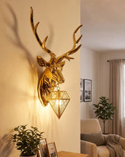 Majestic Deer Wall Light