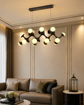 Noctavia Orb Branch Chandelier - 16 Lights 