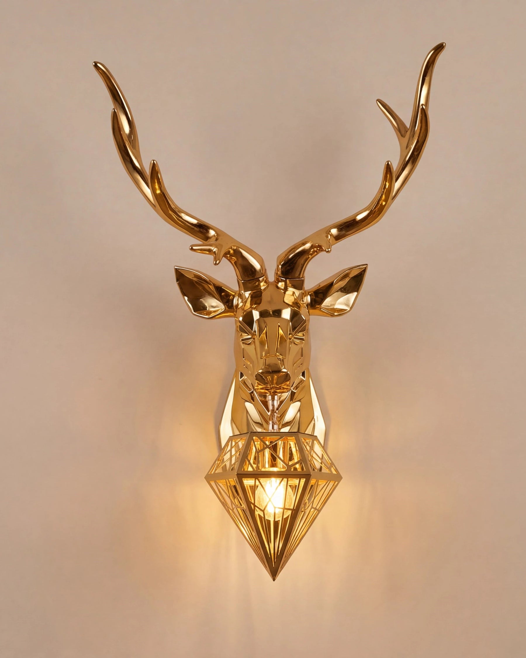 Majestic Deer Wall Light 