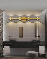 Radiant Gold Mirror Wall Light - 4 Lights 