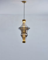 Smoke Hourglass Pendant Light 