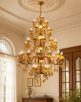Imperial Aurora Grand Tiered Chandelier - 45 Lights 
