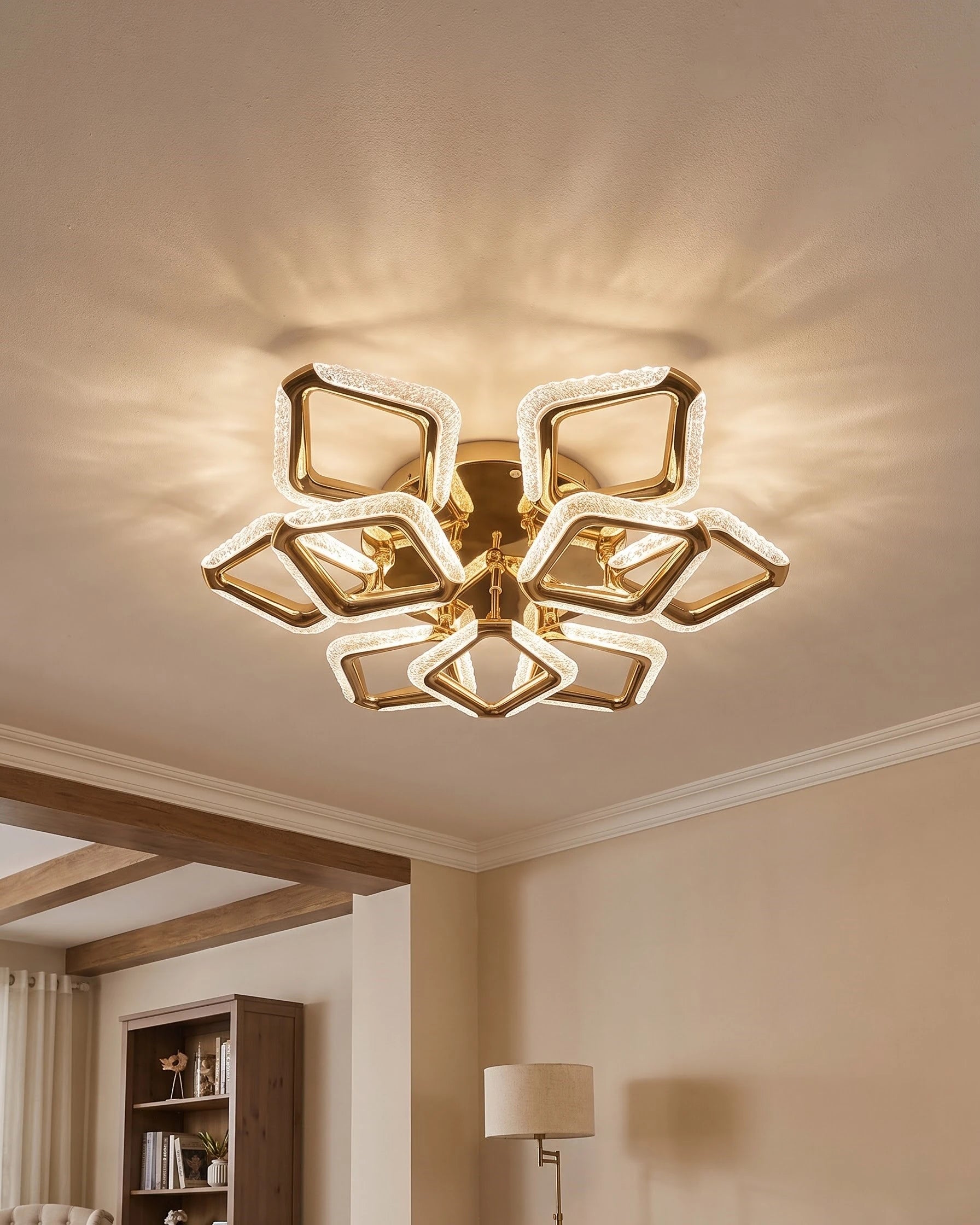 Diamond Petal LED Ceiling Light 
