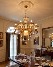 Regal Radiance Chandelier - 6 Lights