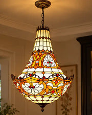Classic Botanical Tiffany Chandelier