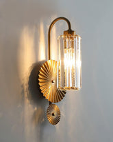 Crystal Radiance Gold Wall Light 