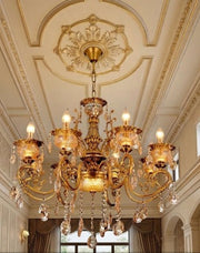 Imperial Crystal Elegance Chandelier - 8 Lights