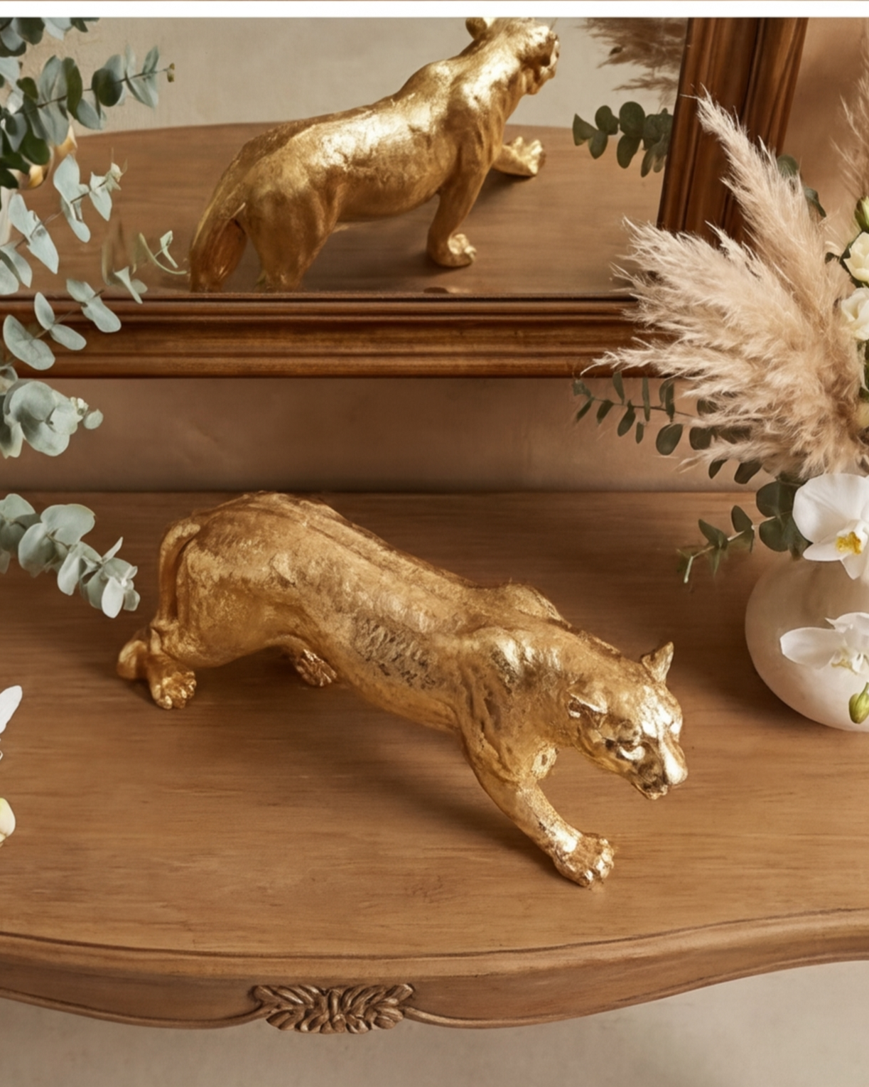 Power Walk Decorative Leopard Figurine 