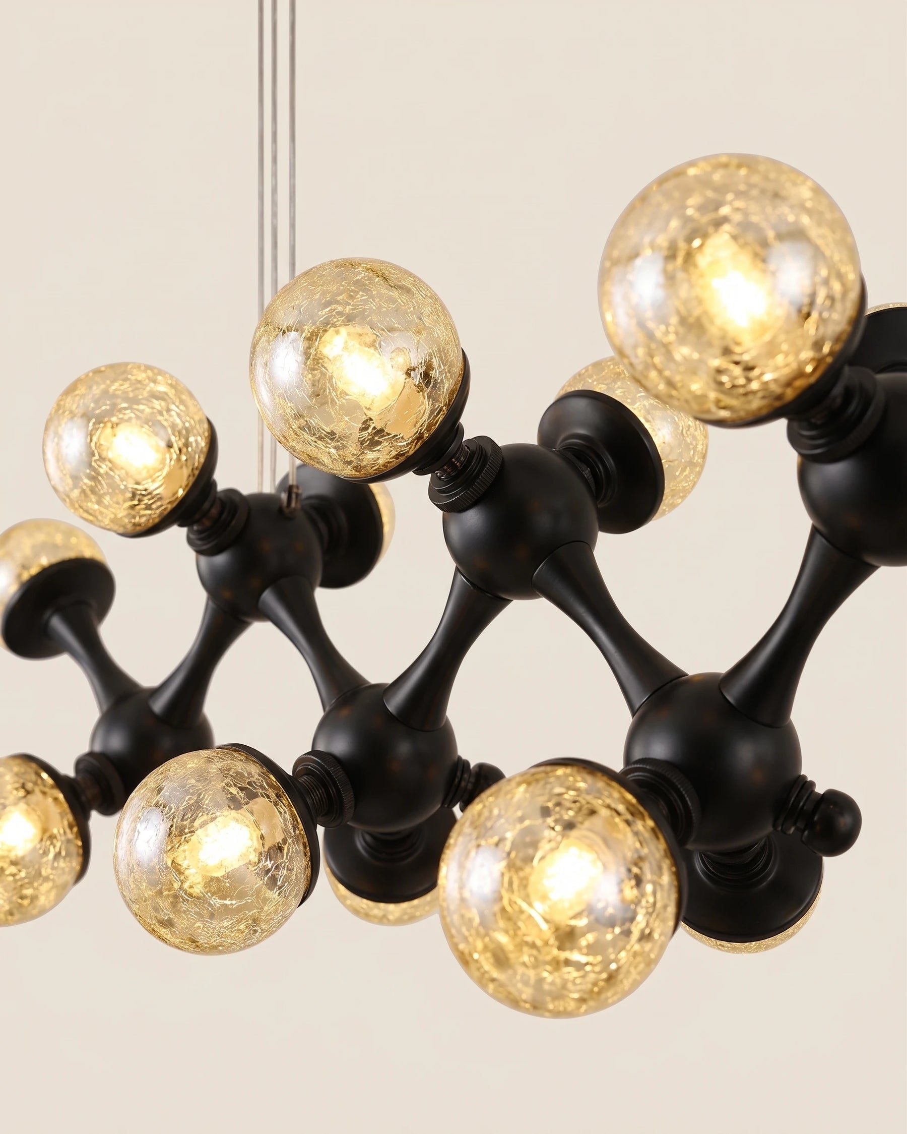 Noctavia Orb Branch Chandelier - 16 Lights 