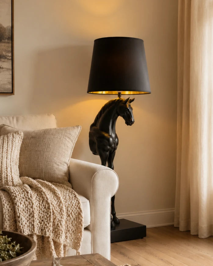 Equestrian Sculpture Floor Lamp