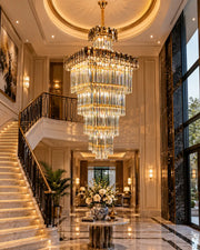 Veylora Crystal Cascade Chandelier