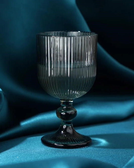 Striped Shot Glass Black - Small Set of 6