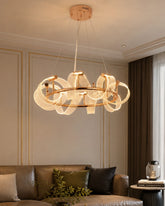 Elaris Ribbon Halo Chandelier 