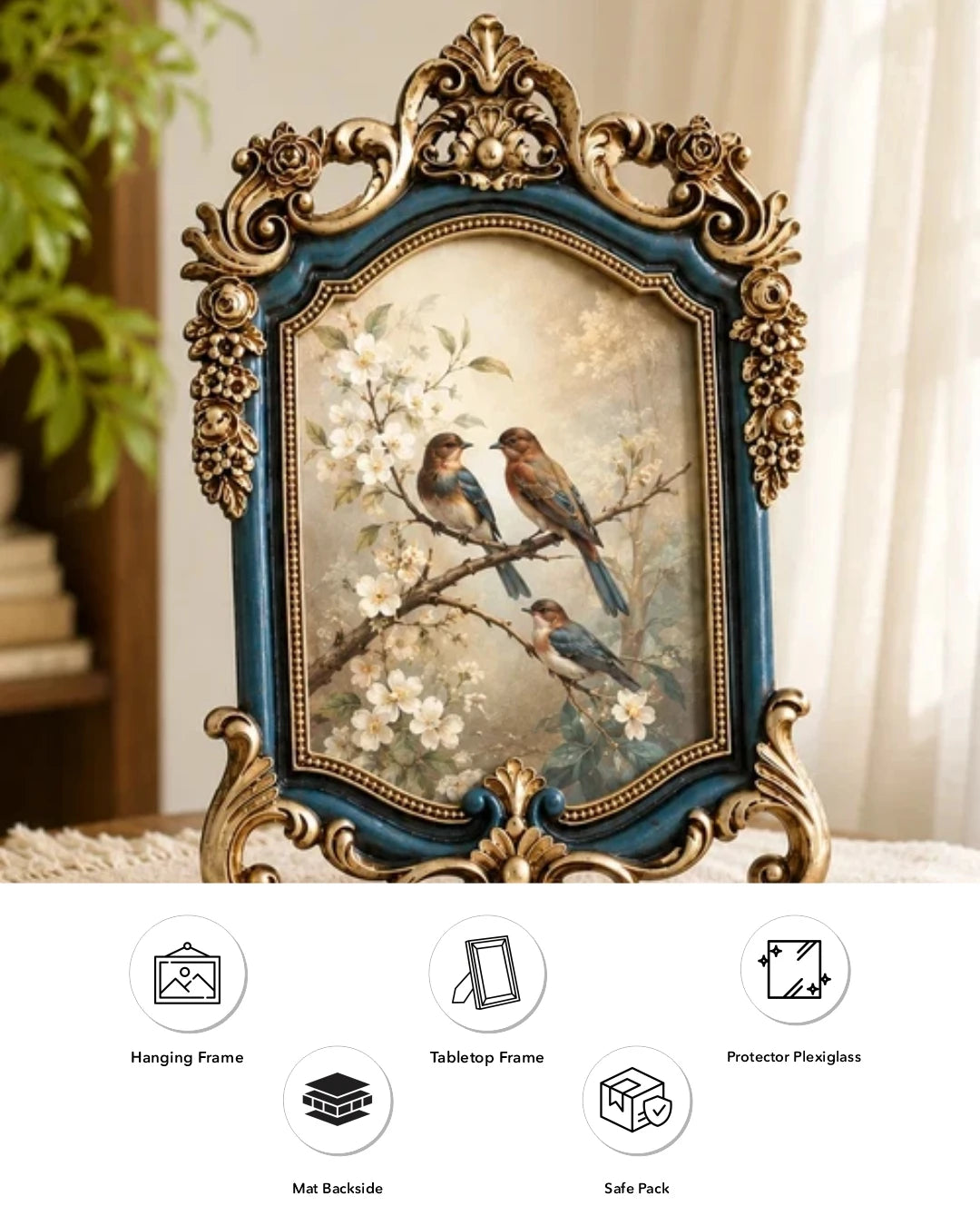 'Baroque Splendor' Victorian Photo Frame 