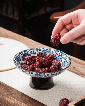 Blue & White Fruit Bowl / Nut Bowl - The Decor Kart 