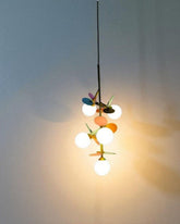 Citrus Bloom Cluster Pendant Light - 5 Blub 