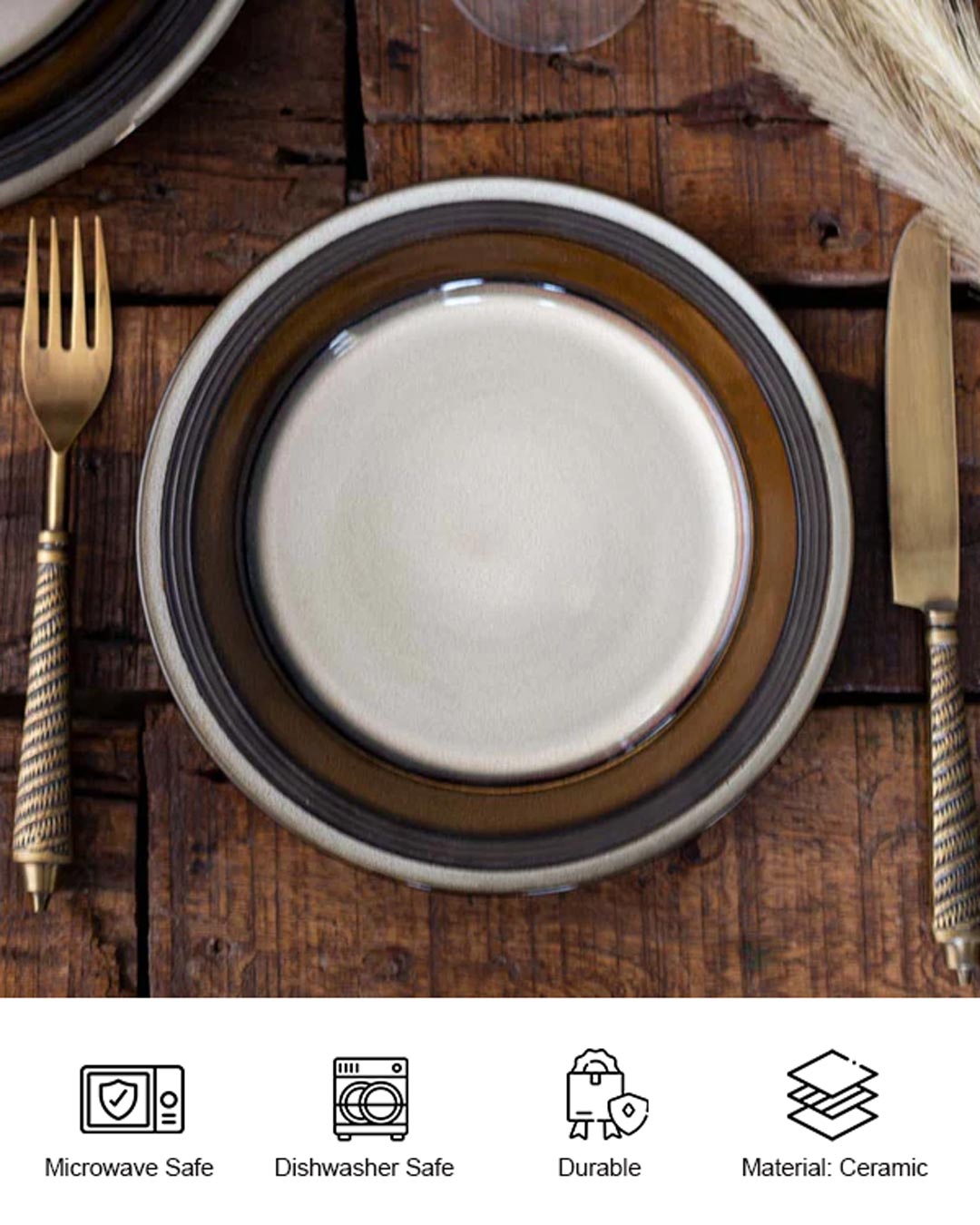 Rayshawn Dinner Plate - The Decor Kart 