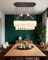 Tulip Bloom Hanging Chandelier 