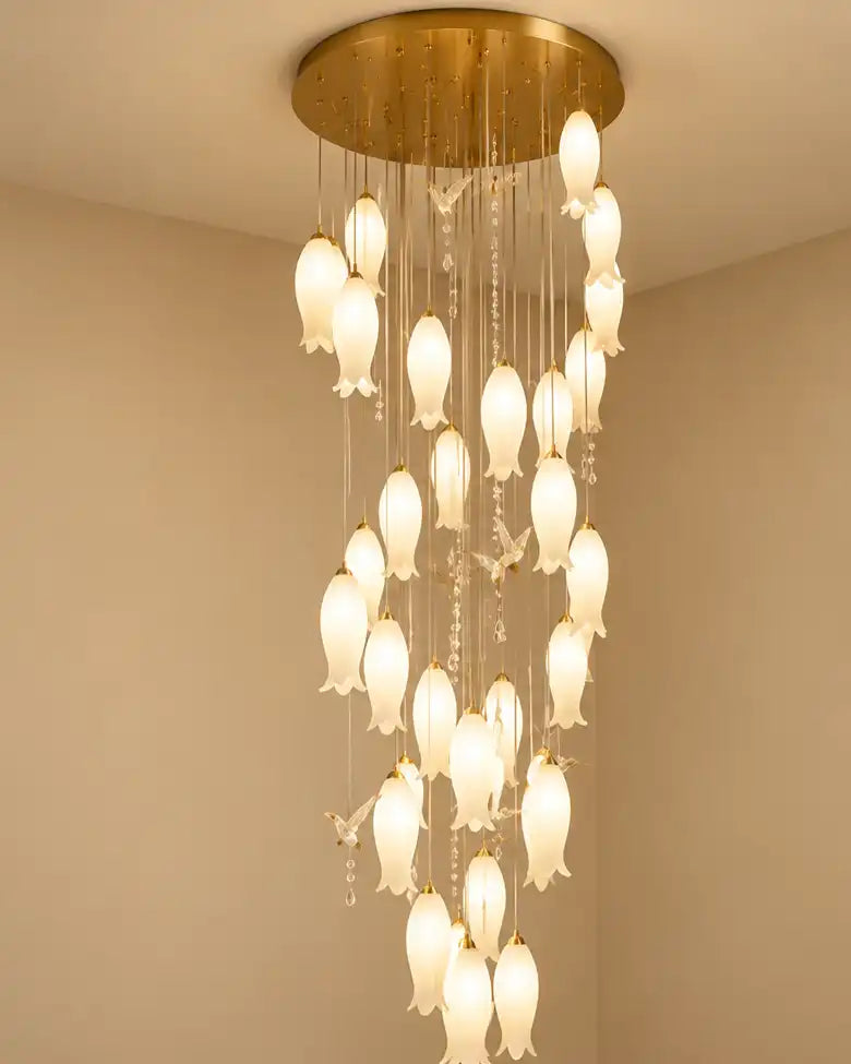 Enchanted Bloom Double Height Chandelier
