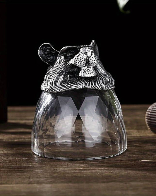 Lion Animal Head Shot Glass - The Decor Kart