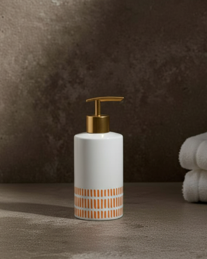 Modern Luxe 2 Piece Bath Set - White 