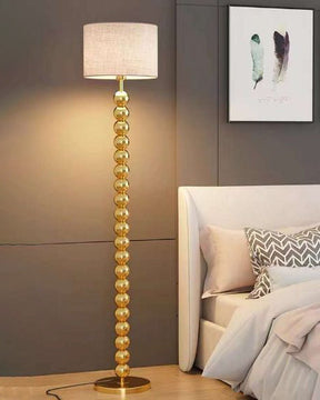 Stacked Ball Floor Lamp - Gold - The Decor Kart 