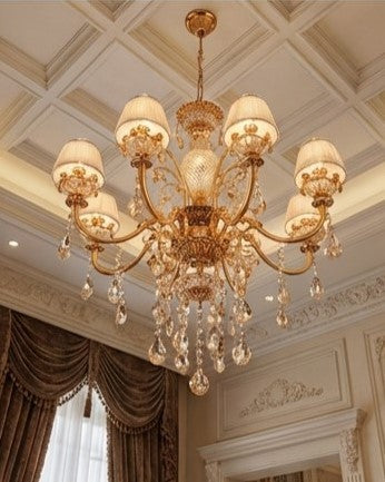 Royal Elysian Crystal Chandelier - 8 Bulb 
