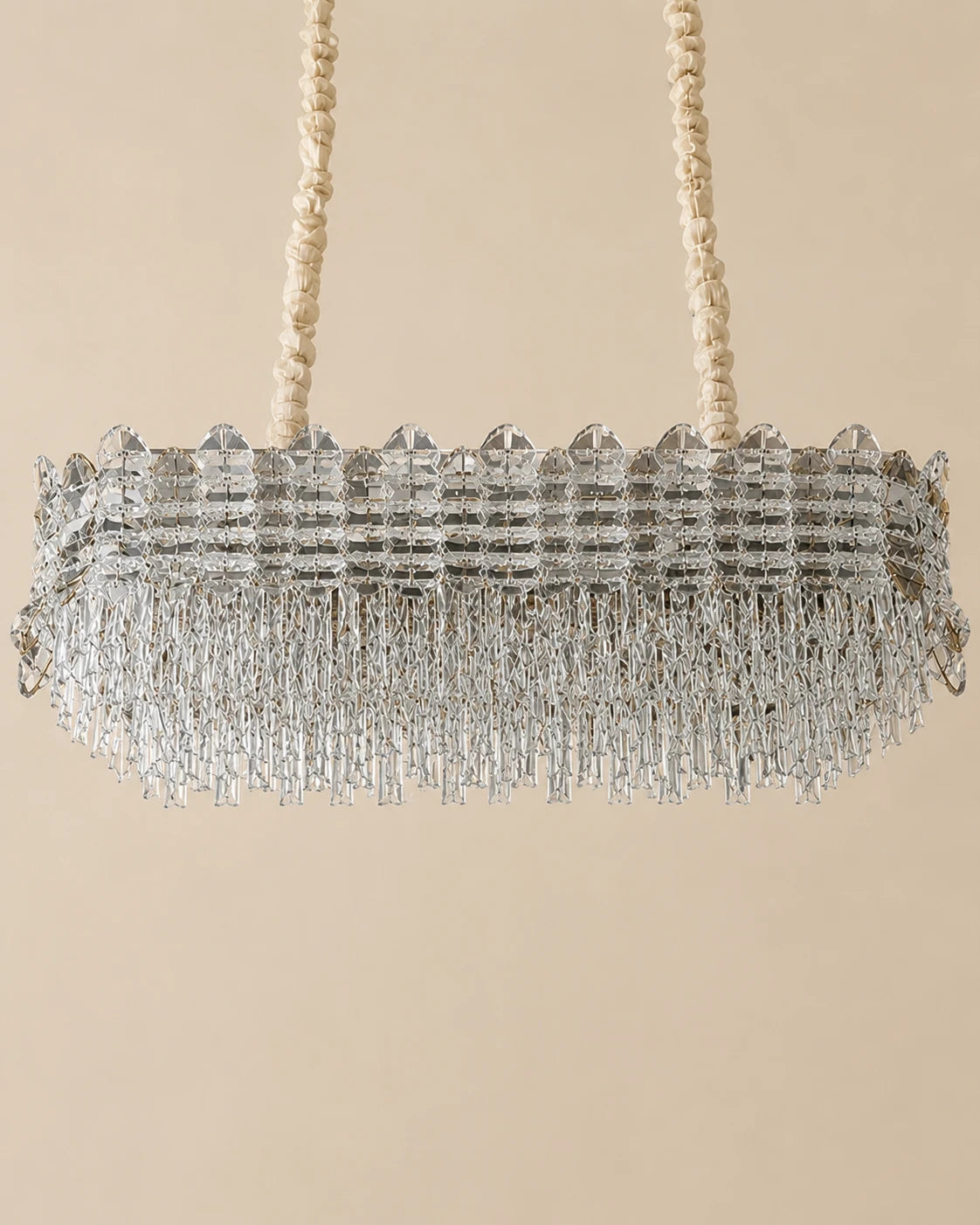 Valerina Crown Crystal Chandelier - Rectangle 